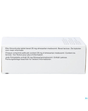 Olmetec comp pell 98 x 20 mg