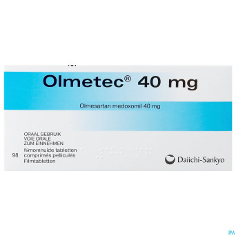 Olmetec comp pell 98 x 40 mg