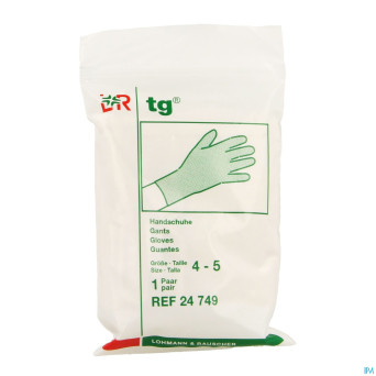 Tg gant 100% coton emballe individuellement  24749