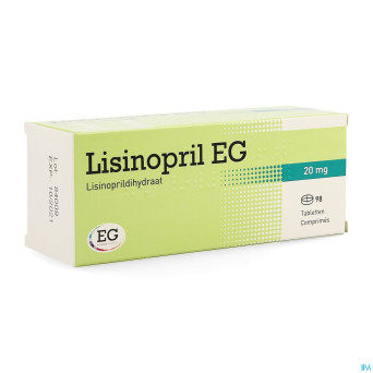 Lisinopril eg comp 98x20mg