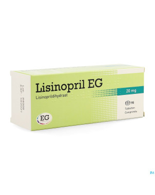 Lisinopril eg comp 98x20mg