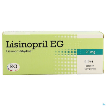 Lisinopril eg comp 98x20mg
