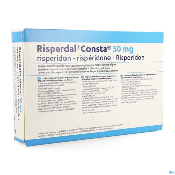 Risperdal consta 50,0 mg fl im 1x50,0mg/2ml+solv