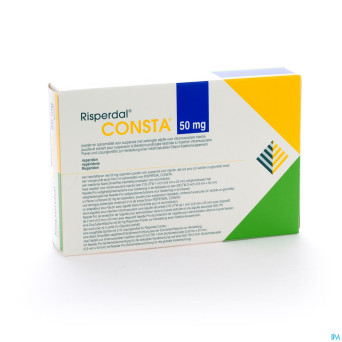 Risperdal consta 50,0 mg fl im 1x50,0mg/2ml+solv