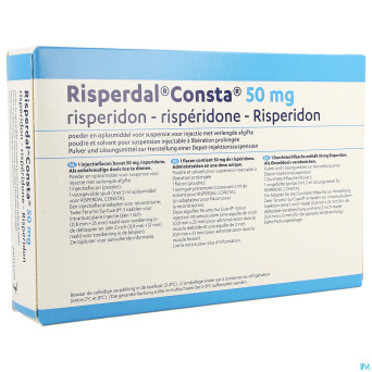 Risperdal consta 50,0 mg fl im 1x50,0mg/2ml+solv