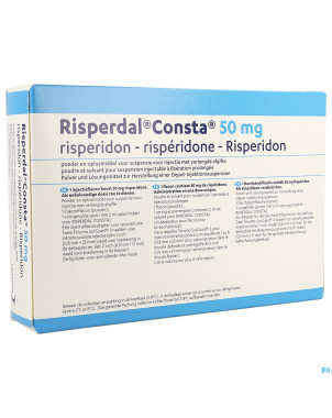 Risperdal consta 50,0 mg fl im 1x50,0mg/2ml+solv
