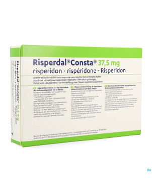 Risperdal consta 37,5 mg fl im 1x37,5mg/2ml+solv