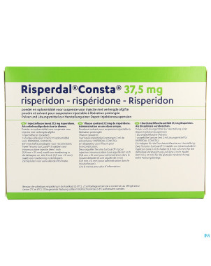 Risperdal consta 37,5 mg fl im 1x37,5mg/2ml+solv