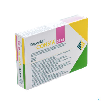 Risperdal consta 25,0 mg fl im 1x25,0mg/2ml+solv