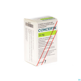 Concerta tabl 30 x 54 mg