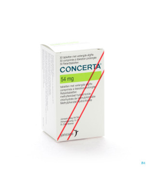 Concerta tabl 30 x 54 mg