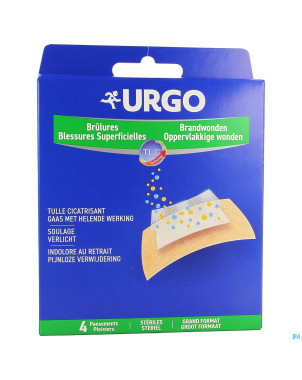 Urgo brulures pansement grand model steril    4