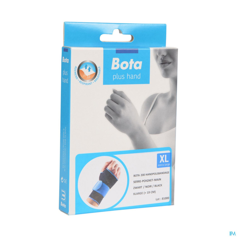 Bota serre-poignet-main 200 black xl