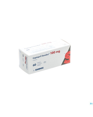 Captopril sandoz 100mg tabl 60 x 100 mg
