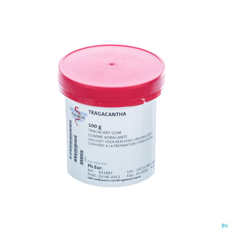 Gomme adragante    100g fag