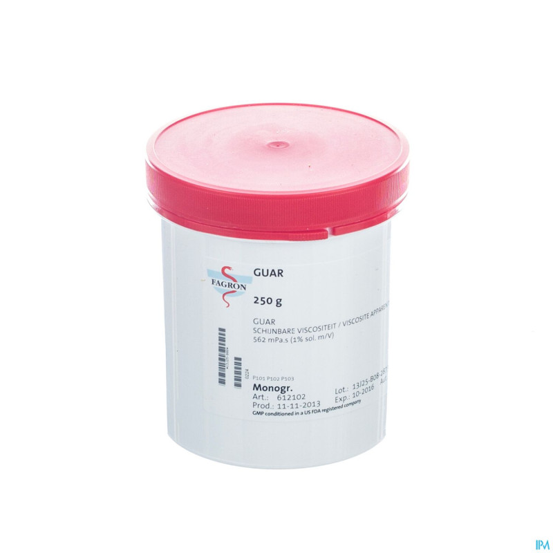 Gomme guar vrac    250g fag