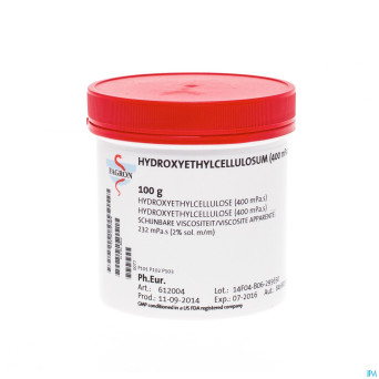 Hydroxyethylcellulose 400 cps 100g fag cfr 3295342