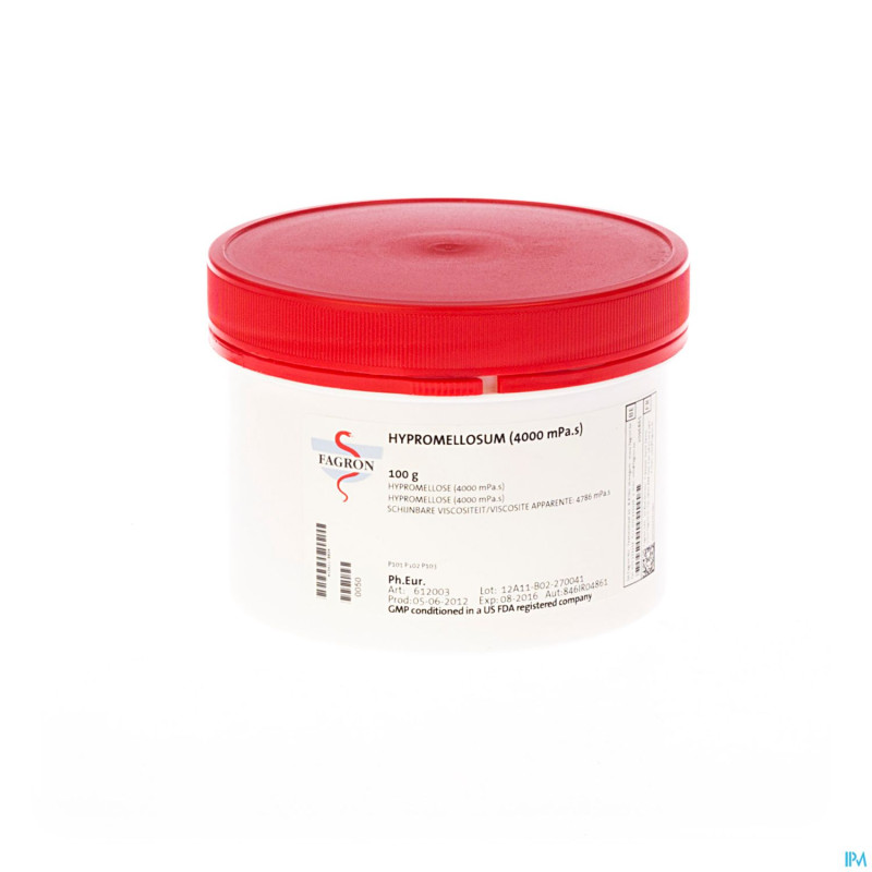 Hypromellose 4000 cps    100g fag
