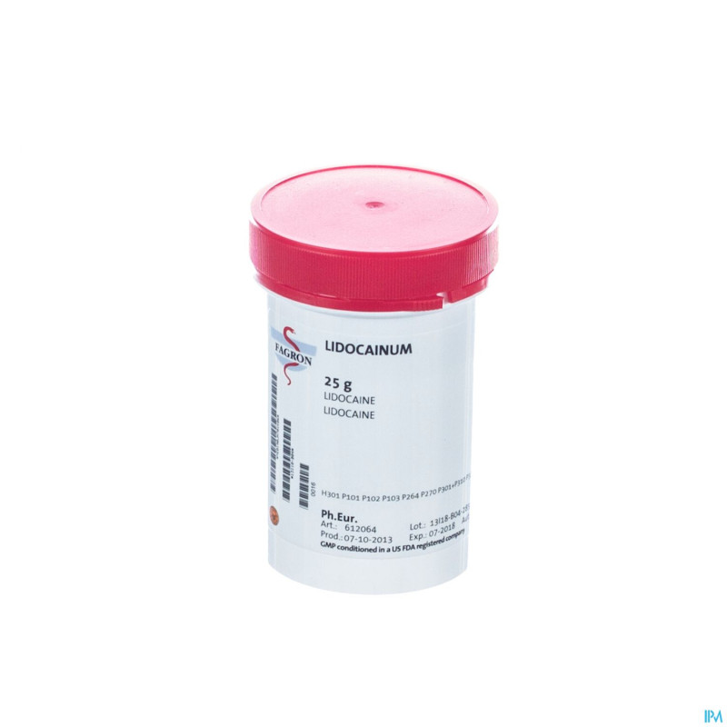 Lidocaine vrac    25g fag