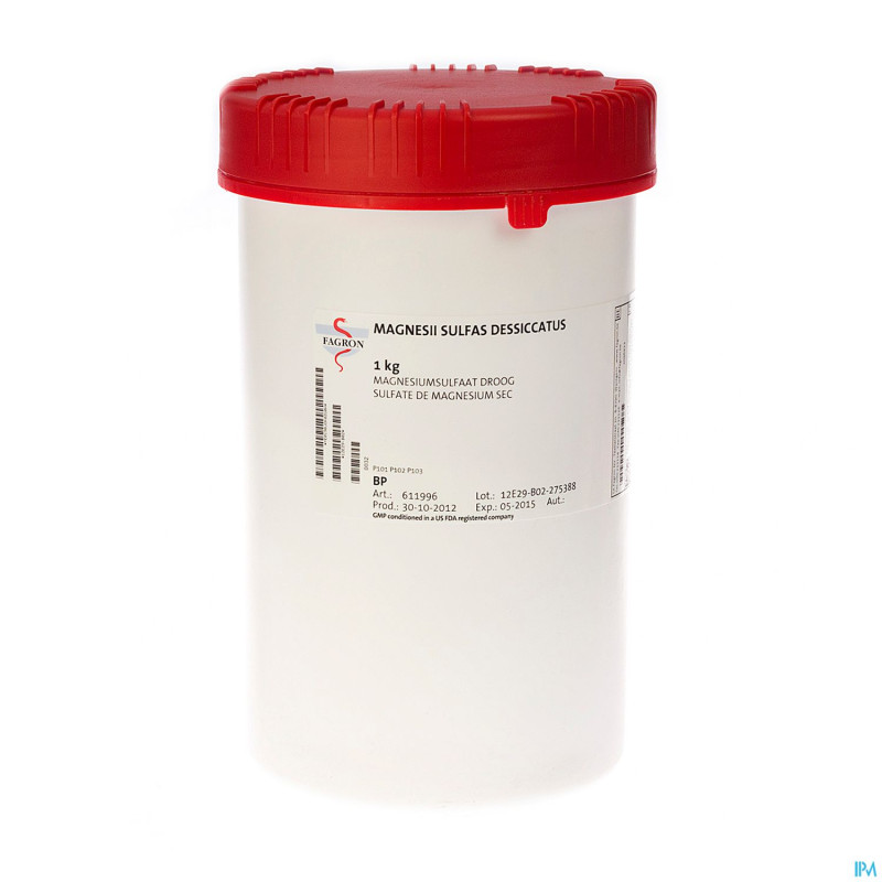 Magnesium sulfate sec    1kg fag