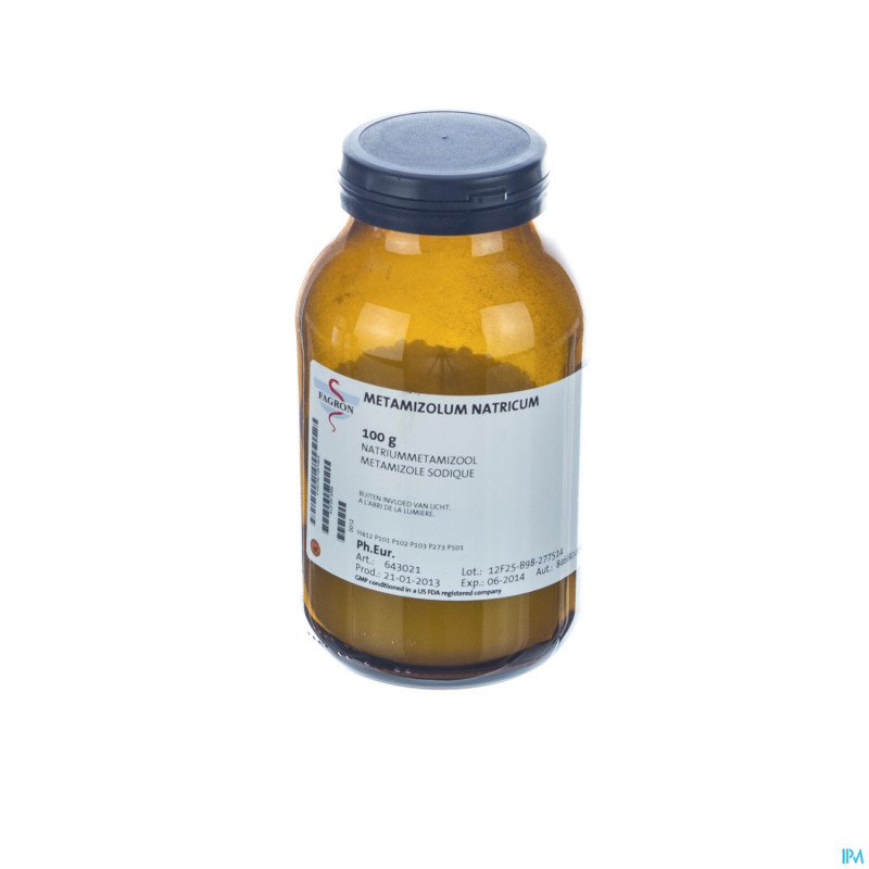Metamisol sodique monohydrate    100g fag