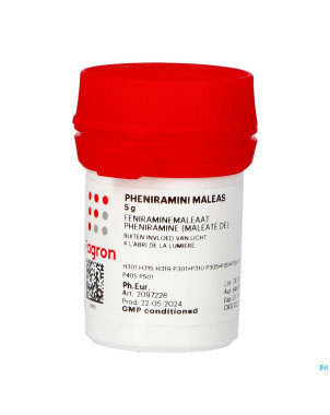 Pheniramine maleate    5g fag