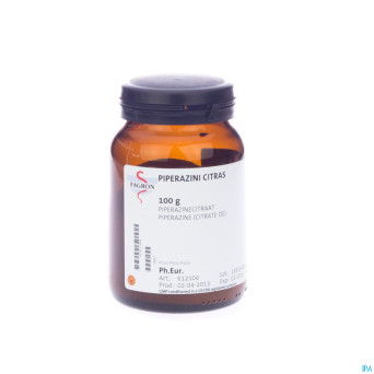 Piperazine citrate vrac    100g fag