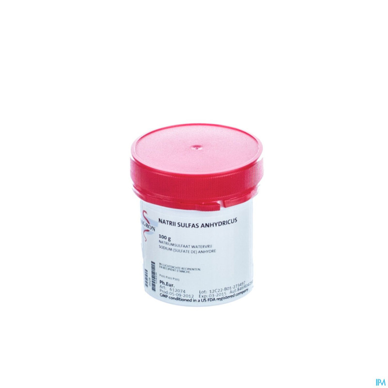 Na sulfate anhydre    100g fag