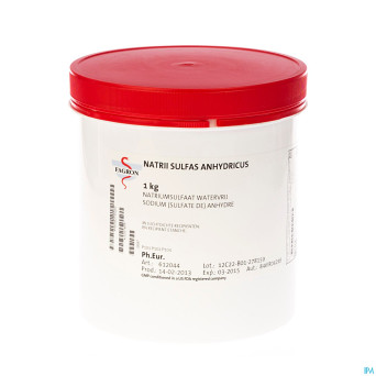 Na sulfate anhydre    1kg fag