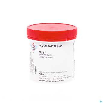 Acide tartrique vrac    250g fag