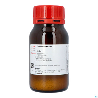 Peroxyde zinc vrac 55%    100g fag