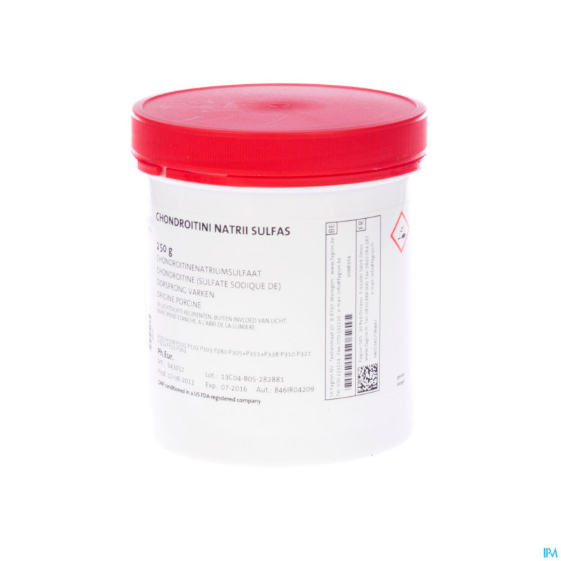 Chondroitine sulfate sod.  250g fag
