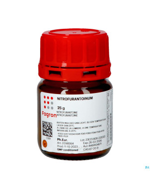 Nitrofurantoine macro-crist 25g fag