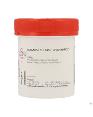 Magnesium sulfate 7h2o    100g fag