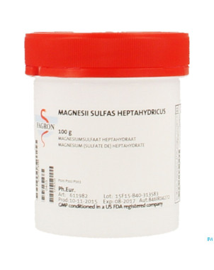 Magnesium sulfate 7h2o    100g fag