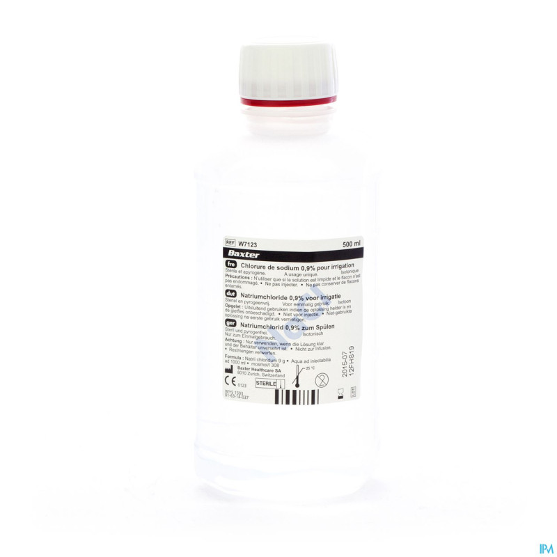 Bx nacl 0,9% irrigation    500ml w7123