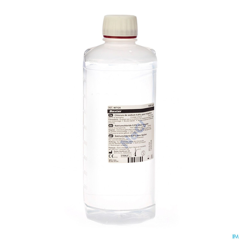 Bx nacl 0,9% irrigation    1000ml w7124