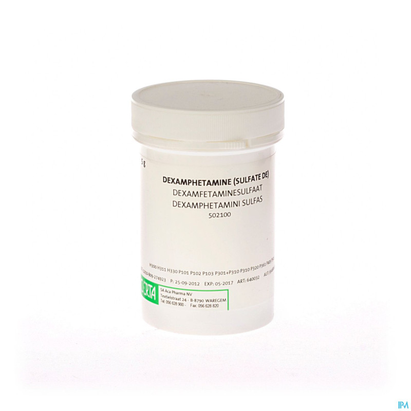 Amphetamine d sulfate    5g aca