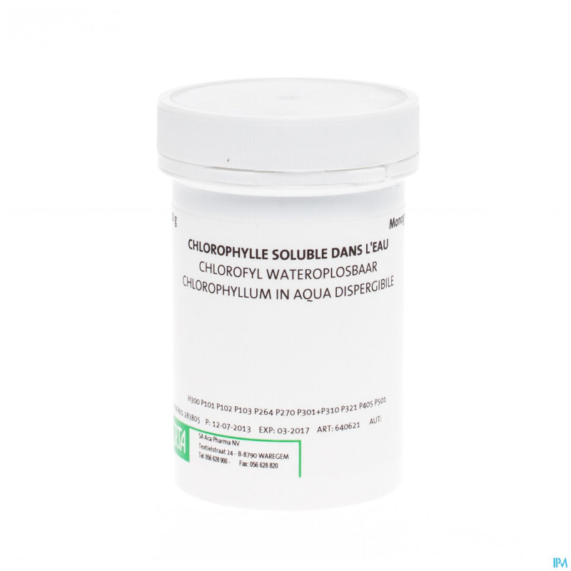 Chlorophylle hydrosoluble    10g aca