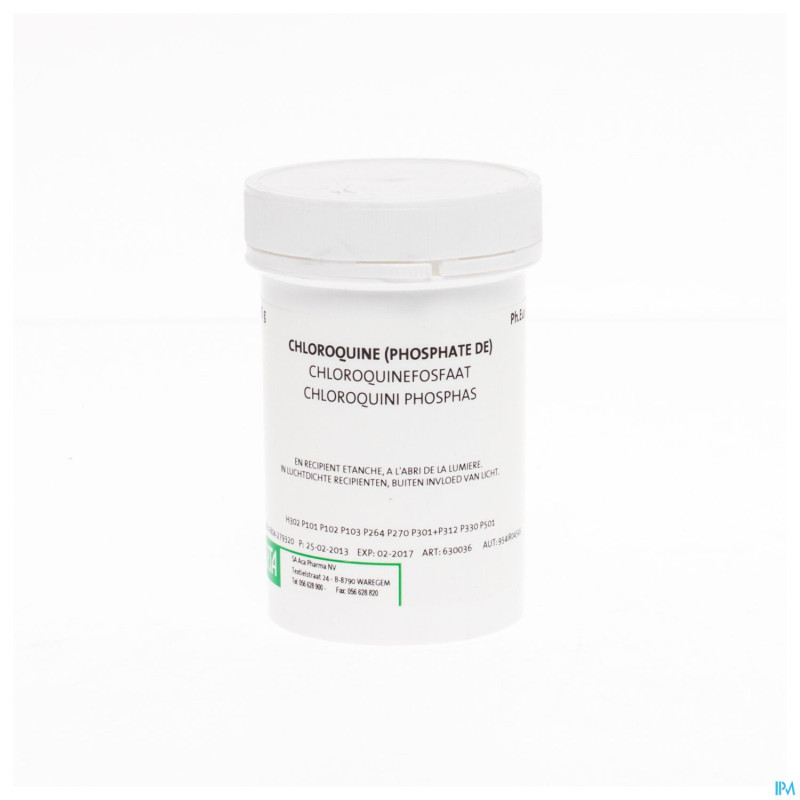 Chloroquine phosphate    25g certa