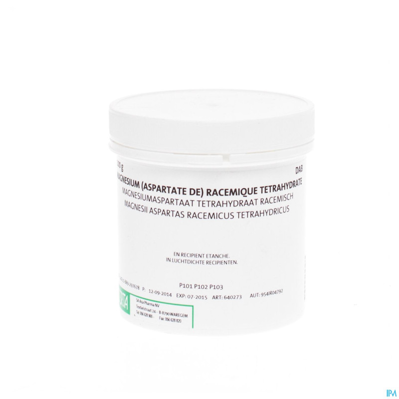 Mg aspartate dl 4h2o    100g aca