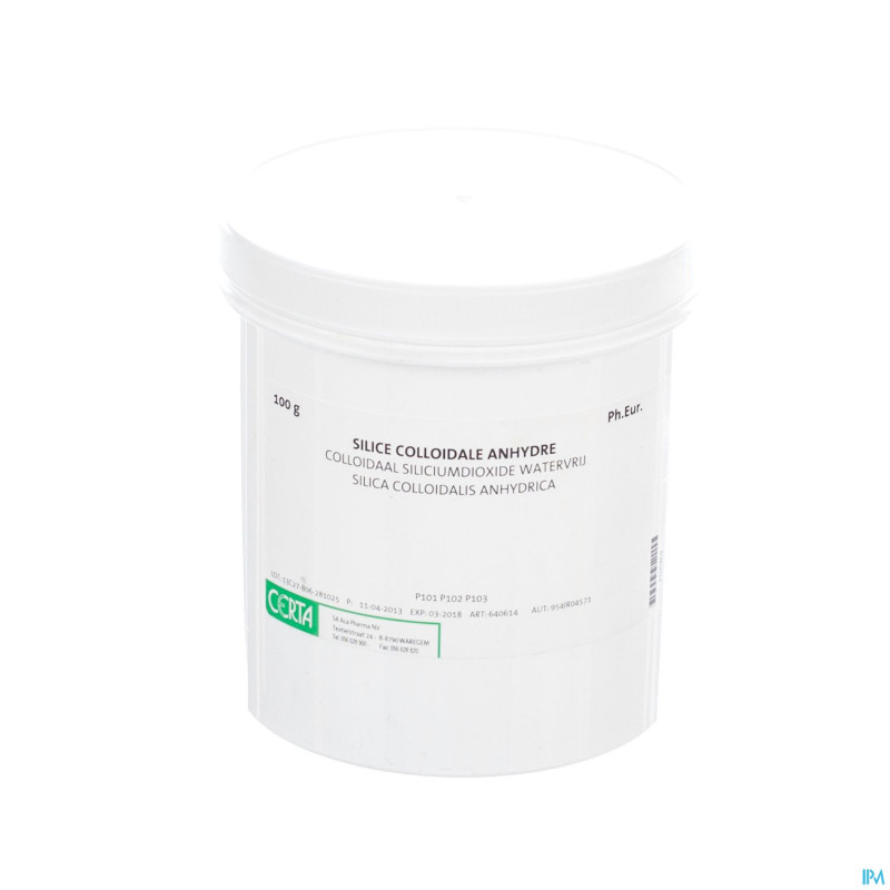 Silice colloidale n anhydre    100g certa