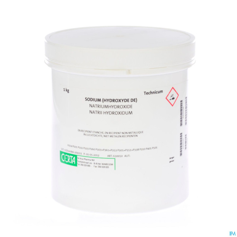 Na hydroxyde past. technique    1kg aca