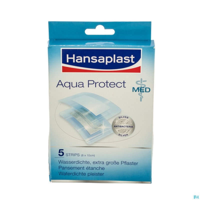Hansaplast med aqua protect 80x100mm