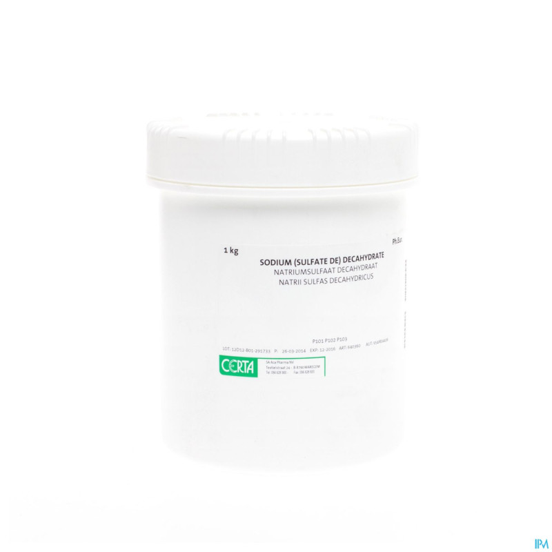 Na sulfate 10h2o    1kg aca