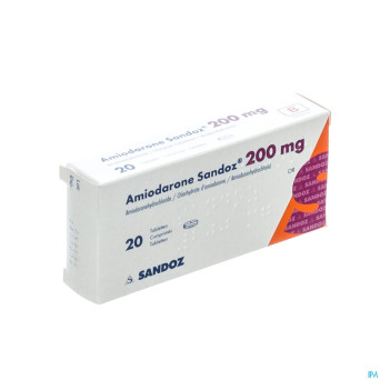 Amiodarone sandoz comp sec  20 x 200 mg