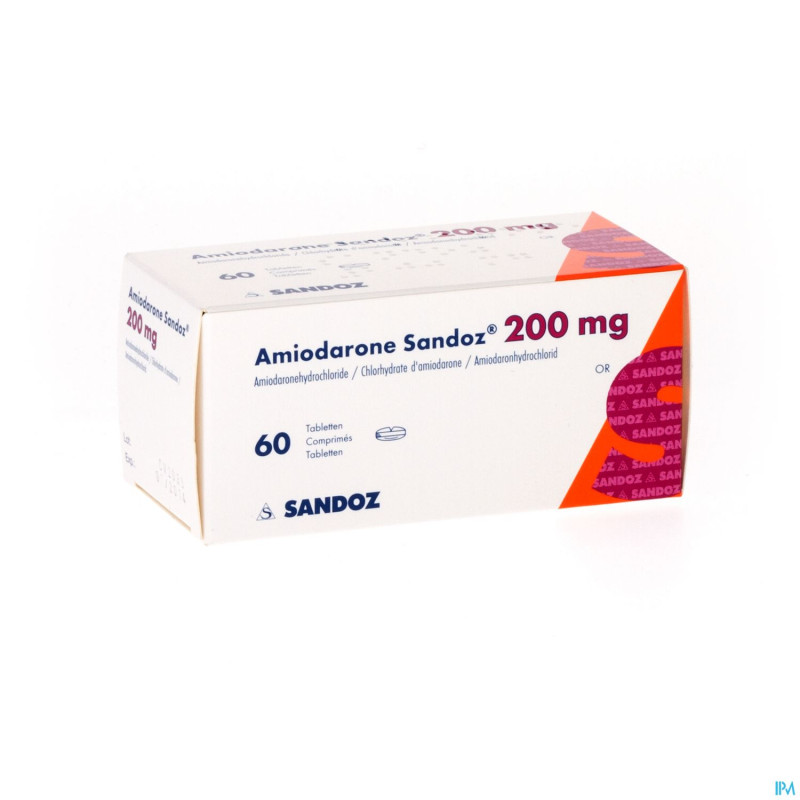 Amiodarone sandoz comp sec  60 x 200 mg
