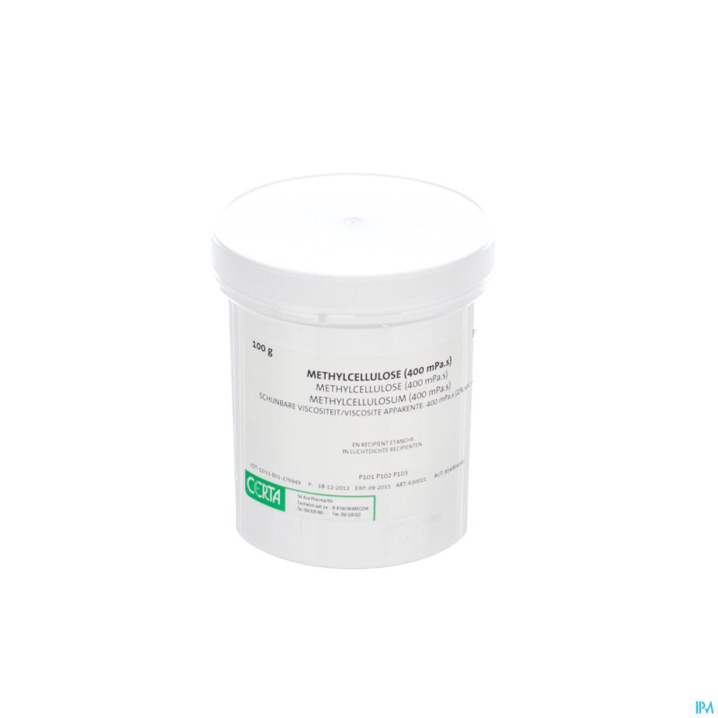 Methylcellulose 400 mpas    100g certa