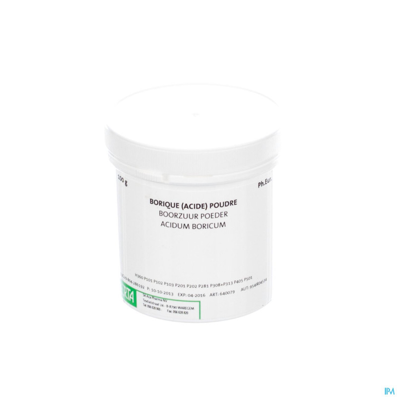 Acide borique pdr    100g aca