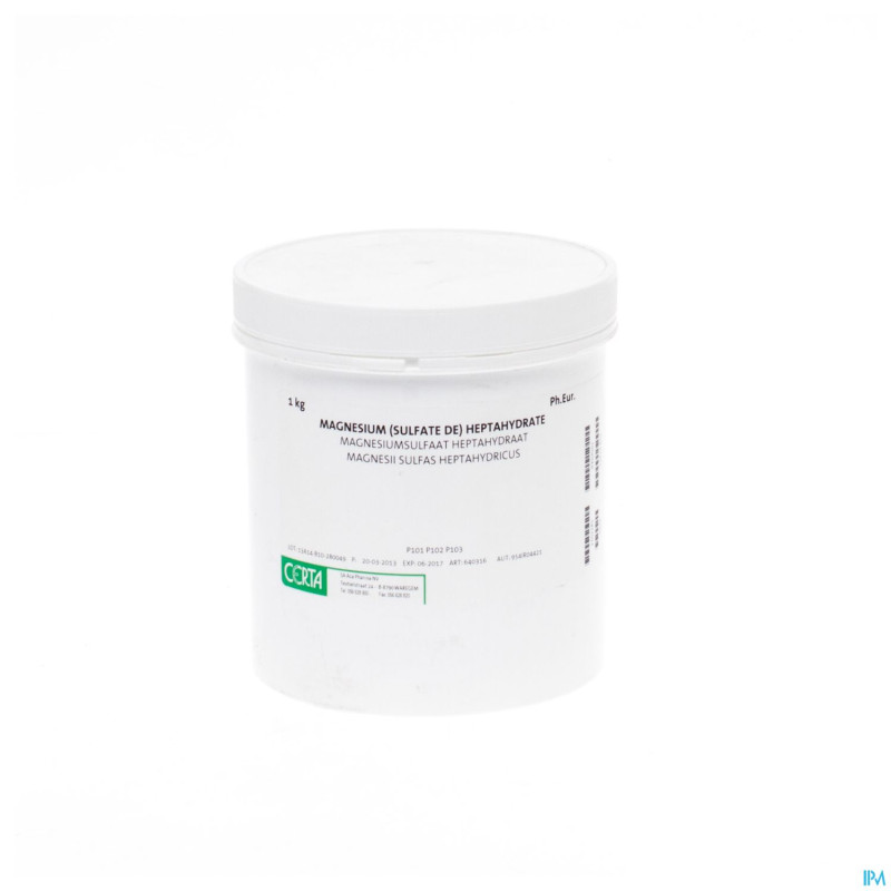 Magnesium sulfate 7h2o    1kg aca
